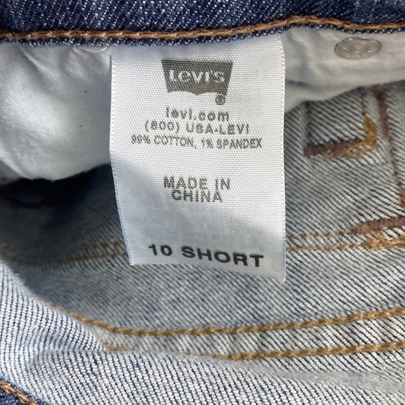 LEVI’S Perfectly Slimming Bootcut 512 Jeans Size 10 Short Stretchy Denim Red Tab - Picture 8 of 8